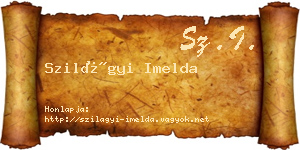 Szilágyi Imelda névjegykártya